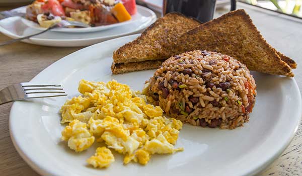 food to try in costa rica gallo pinto or rice and beans