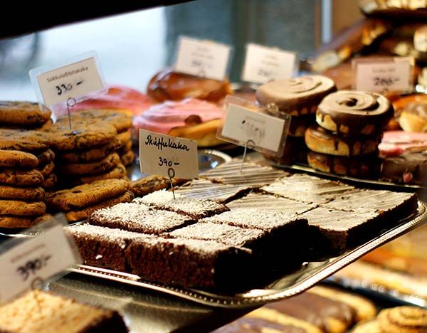 what to eat in iceland - visit the bakari or bakeries for a selection of danish pastries