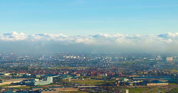 view of the capital city of Kenya - Nairobi