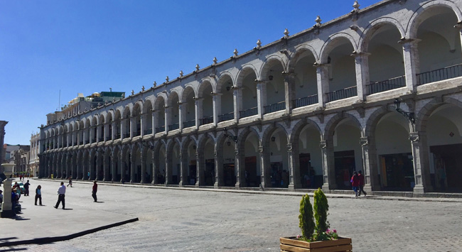 Walking in Arequipa