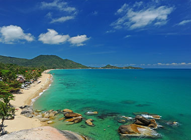 Lamai Beach is one of the most popular in Koh Samui