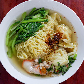 Noodle soup is a popular and simple dish served all over Thailand that can be made in many ways