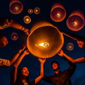 Hoi An Lantern Festival is a monthly event to celebrate the full moon