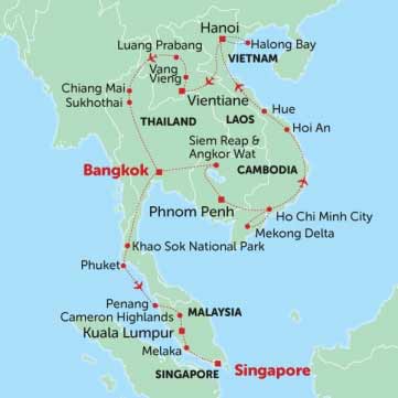 Southeast Asia Express holiday tour will take you to incredible wonders of the world and epic landmarks around the continent