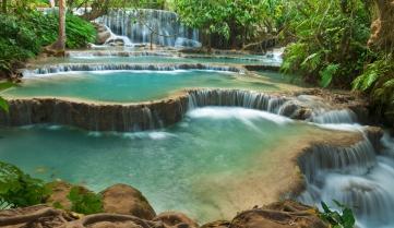 Kuang Si Waterfall near Luang Prabang, Laos